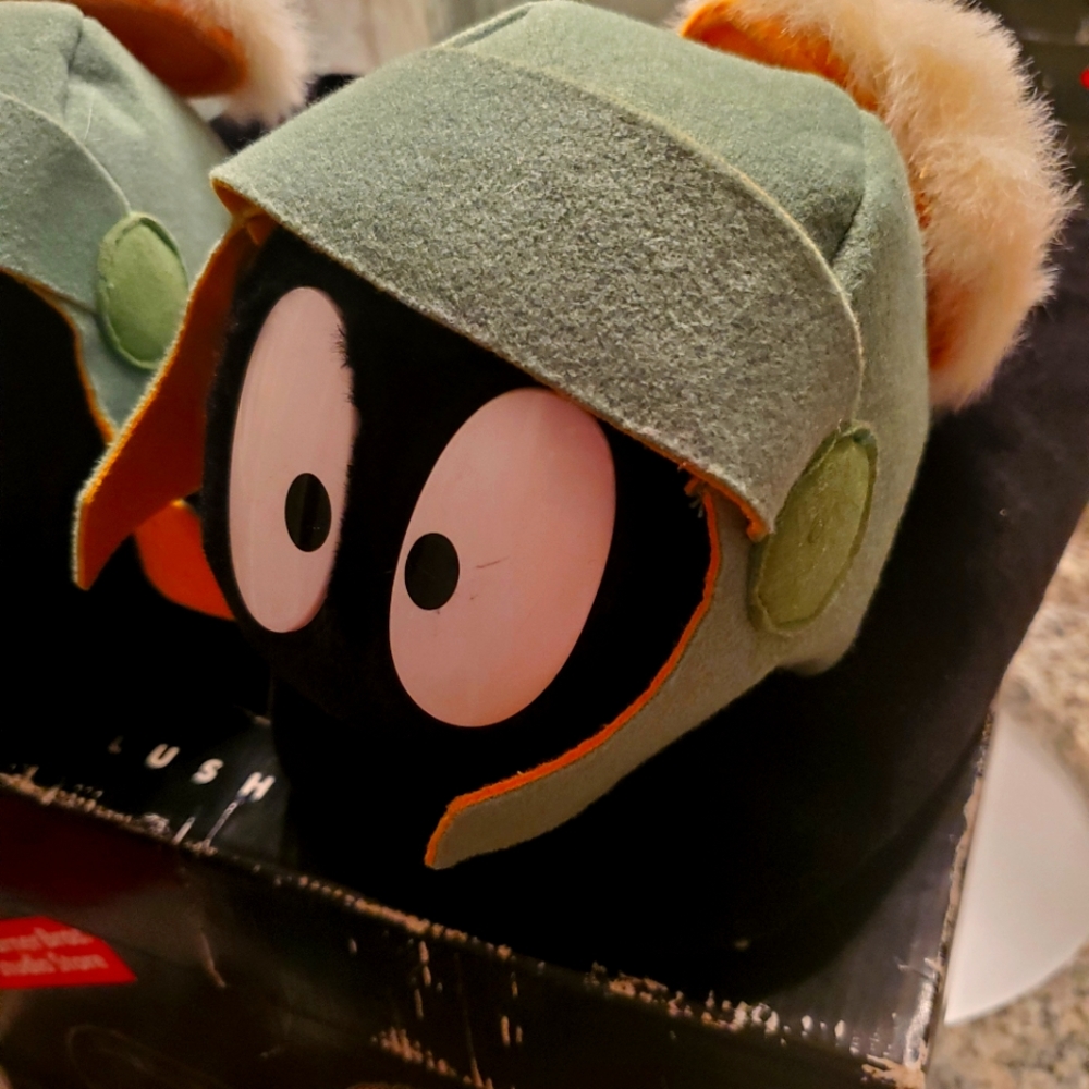 Vintage Marvin the Martian 90s Space Jam Slippers